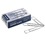 Скрепки " Глобус " 75мм гофрированные, оцинкованные 40шт, картонная упаковка