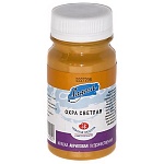 Краска акриловая " Ладога " 100мл охра светлая