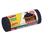 Мешки для садового мусора " Avikomp " 180л 5шт черные, толщина 38мкм, в рулоне, ПСД