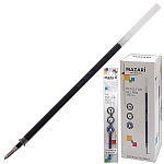 Стержень гелевый " Mazari " 130мм синий 0,5мм, пулевидный пишущий узел, картонная упаковка