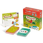 Игра развивающая " Банда умников " Турбосчет, состав: 84 прямоугольные карты из картона покрытые лаком, иллюстрированные правила игры, картонная упаковка 11,5*11,5*4см, от 6лет