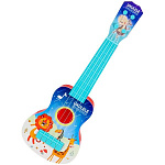Гитара " Рыжий кот " Веселый оркестр- 3, 14*4*41см, голубая