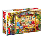 Пазлы " Hatber " 1000эл Уютная веранда 68*48см, картонная упаковка