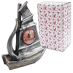 Сувенир " KWELT " Парусник с часами 20*29см батарейка АА ( в комплект не входит), полистоун, картонная упаковка 35*25,5*14см