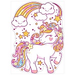 Плакат фигурный " Открытая планета " 941 А2 Единорожка