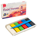 Пластилин " Lori " Классика 6цв 20г со стеком, картонная упаковка