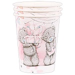 Стаканы бумажные " Веселая Затея " Me to you Акварель 250мл, в наборе 6шт