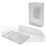 Контейнер пластиковый для мелочей, 10*7*2см, прозрачный " Миленд "