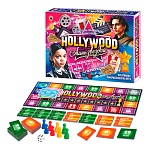 Игра настольная " Русский стиль " Hollywood, от 9 лет, состав игры: игровое поле, кубик, фишки 8 шт, карточки 100шт, жетоны 40 шт, деньги 40купюр, правила