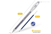 Ручка гелевая CROWN синяя (1511131)