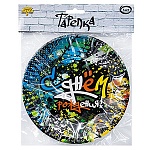 Набор тарелок " Веселая Затея " d=17см, С днем рождения. Граффити, в наборе 6шт