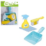 Игровой набор " Fun toys set " Уборка, в наборе: 4 предмета, пакет, европодвес