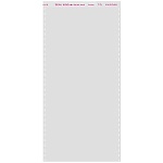 Пакет с клеевым клапаном  9*18см 25мкм, размер клеевого клапана 4см, 100шт в упаковке