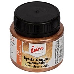 Краска акриловая " Vista-Artista " Idea 50мл декоративная металлик бронза