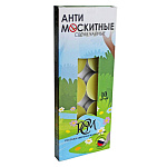 Свеча чайная ароматизированная " РСМ " 10шт Антимоскитная, 39*12,5мм время горения 3-4часа, картонная упаковка