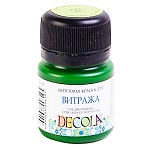 Краска акриловая " Decola " 20мл витраж лайм