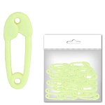 Пуговица " Gamma " Английская булавка (светло-салатовая) 15*15мм, пластик, пакет, европодвес