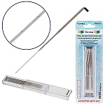 Иглы для валяния " Gamma " № 36 6шт, толстые, прямые, блистер, европодвес