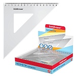 Треугольник " Erich Krause " Clear, 45*/16см пластиковый, прозрачный, дисплей