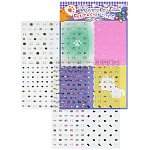 Наклейки для ногтей Кошачьи мечты фиолетовый 15*20см, в наборе: 2 листа, пинцет, индивидуальная упаковка, европодвес