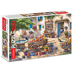 Пазлы " Hatber " 1500элементов Цветущий дворик 67*48см, картонная упаковка