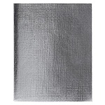 Тетрадь А5 96л линия " Hatber " бумвинил Metallic Серебро, офсет, на скобе