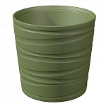 Кашпо " Миленд " Модерн Мини, 8л, Оливковый, h=25, d=26, пластик