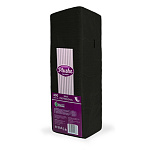 Салфетки бумажные 1-слойные " Plushe " Maxi Professional, 400шт Черные, 100% целлюлоза, 24*24см
