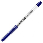 Ручка гелевая " BiC " Gelocity Stic синяя 0,5мм, пулевидный пишущий узел, прозрачный корпус, толщина письма 0,29мм, резиновый держатель
