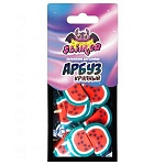 Наполнитель для слайма " Волшебный мир " фимо Арбуз крупный, увеличенный размер фигурок спелого арбуза позволяет использовать их в качестве шармиков для украшения слаймов сверху