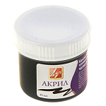 Краски АКРИЛ 40 мл. черная Луч
