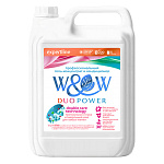 Средство для стирки жидкое+кондиционер " W&W " 5л DUO Power, гель для цветных тканей