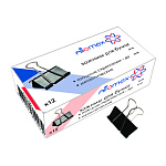 Зажимы " Attomex " черные 32мм 12шт/уп