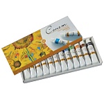 Краски масляные художественные " Сонет " 12цв по 10мл, в тубах, картонная упаковка