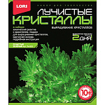 Лучистые кристаллы " Lori " Зеленый кристалл, химический реактив с красителем, поддон, картонная основа, инструкция