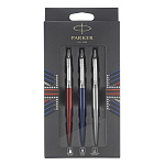 Набор " Parker " Jotter London Trio шариковая ручка 1мм, гелевая ручка 1мм, механический карандаш 0,5мм