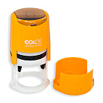 Оснастка для печати " Colop " d=41,5мм, корпус круглый, цвет корпуса карри, крышка, Printer R40 carry