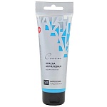 Краска акриловая " Сонет " 120мл туба бирюзовая, европодвес