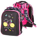 Рюкзак " deVente " 38*28*16см Choice. Lemon fun, 1 отделение, боковые карманы на резинке, эргономическая вентилируемая спинка, уплотненные лямки, светоотражающие элементы, уплотненное дно, резиновые ножки