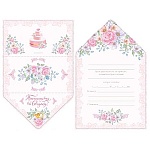 Приглашение " Миленд " 5-10 на Свадьбу- Цветы, без отделки