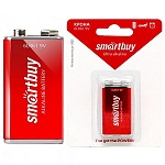 Батарейка " Smartbuy " 6LR61/1B, крона, алкалиновая