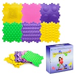 Коврик игровой " Совтехстром " 24,5*24,5*1,4см, 6 элементов, картонная упаковка