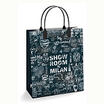 Пакет ПЭ " Интерпак " с пластиковой ручкой МП, 23*27см 150мкм Креатив