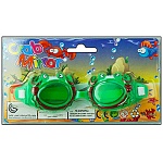 Очки для плавания детские " Веселый краб " 14*4см пластиковый блистер, европодвес