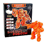 Боевой робот " PC " Хант, от 5лет, 16 деталей, крепление на шарнирах, подвижный механизм, дальность стрельбы - 1,5м, картонный блистер 17,5*4*15