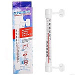 Термометр наружный " ТСН-5 " 210*65*25мм без ртути, на липучке, картонная упаковка, европодвес