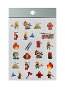 Наклейки " KWELT " А6 Пожарные, без отделки