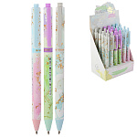 Ручка шариковая автоматическая " Bruno Visconti " Primavera, синяя 0,5мм, толщина письма 0,38мм, пластик, цвет корпуса - ассорти multicolor, покрытие soft-touch, пластиковый клип, картонный дисплей