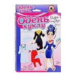 Игра на липучках " Русский стиль " Одень куклу Белла, состав: кукла, наряды, липучки для нарядов, инструкция, картонная упаковка 17*26*4см, европодвес