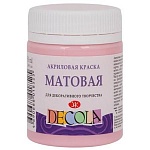 Краска акриловая " Decola " 50мл матовая светло-розовая